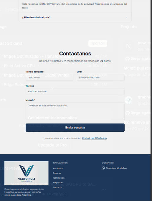 Estudio Contable form