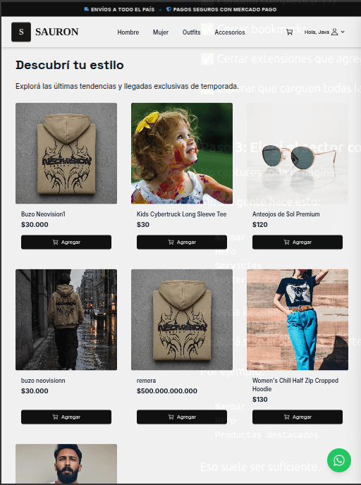 SAURON store home